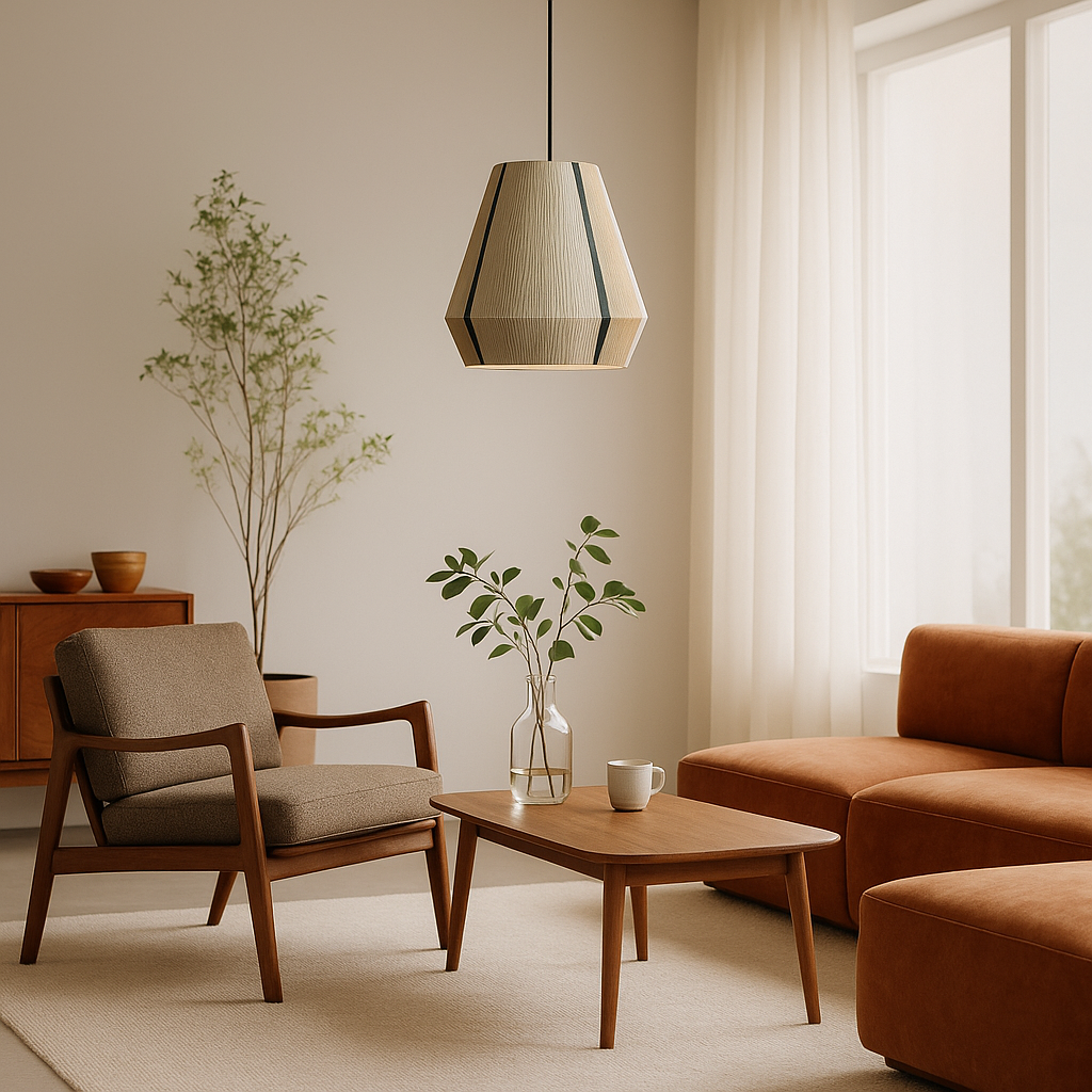 Hanging Bell Pendant - Pebble