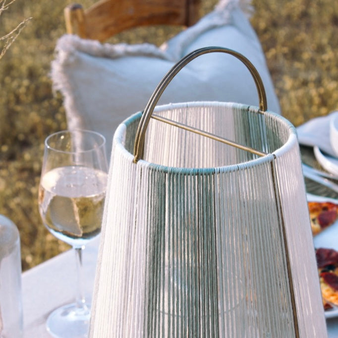 Table Lantern - Golden Sage