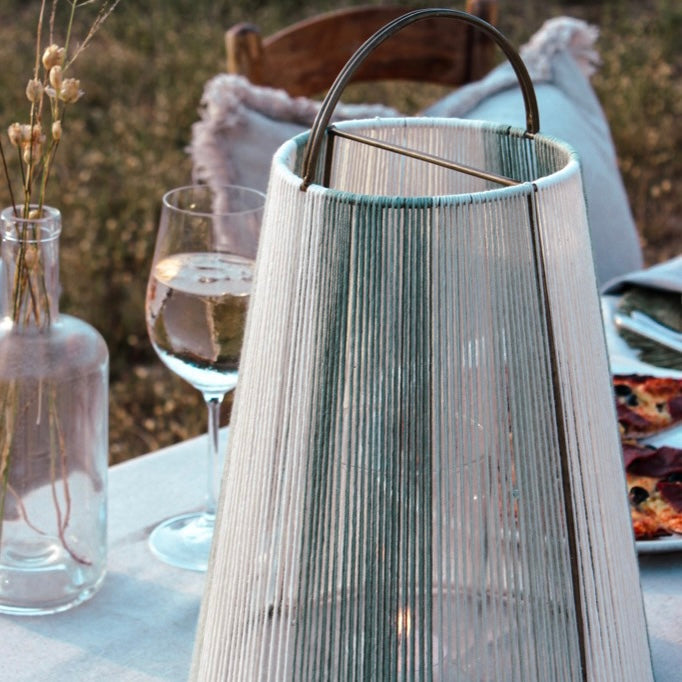 Table Lantern - Golden Sage