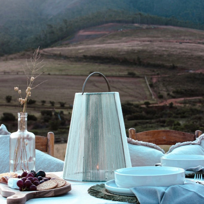 Table Lantern - Golden Sage