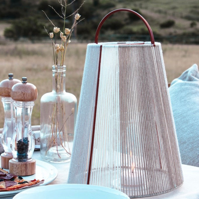 Table Lantern - Terracotta