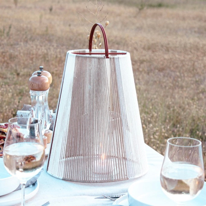 Table Lantern - Terracotta