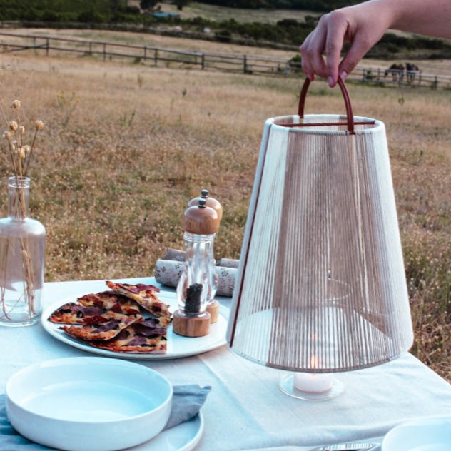 Table Lantern - Terracotta