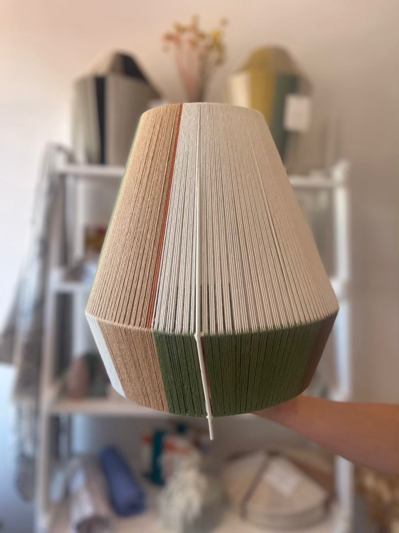 Table Lamp - Green and Brown SAMPLE
