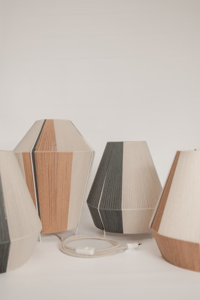 Table Lamp Cone - Pebble