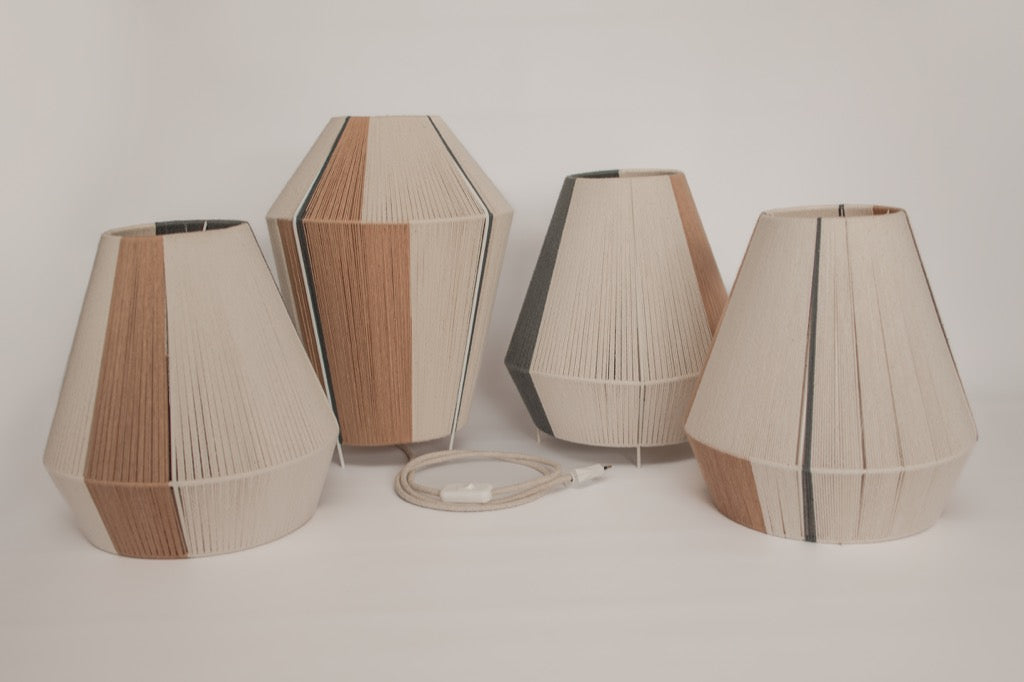 Table Lamp Cone - Pebble