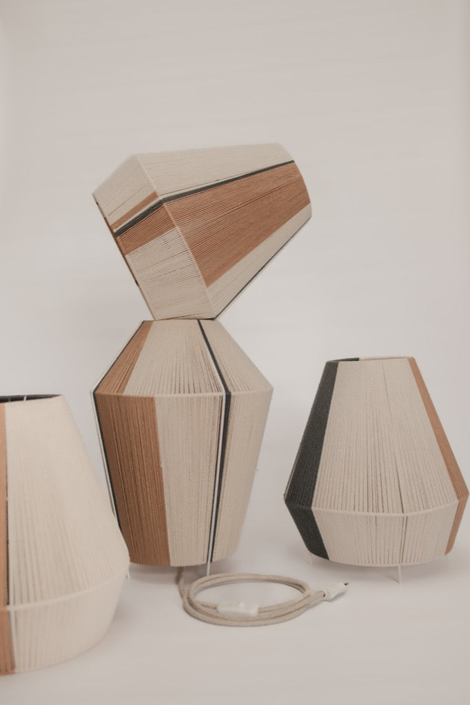 Table Lamp Cone - Pebble