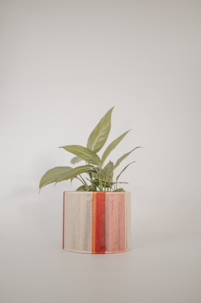 Planter Pot Cover - Pink, Red, Orange