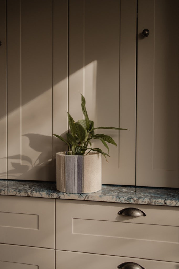 Planter Pot Cover - Shades of Blue