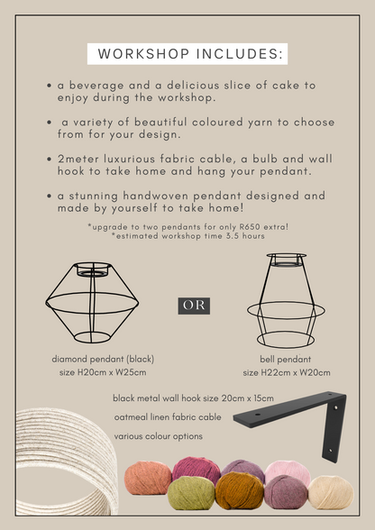 Weaving Workshop - Bedside Pendant