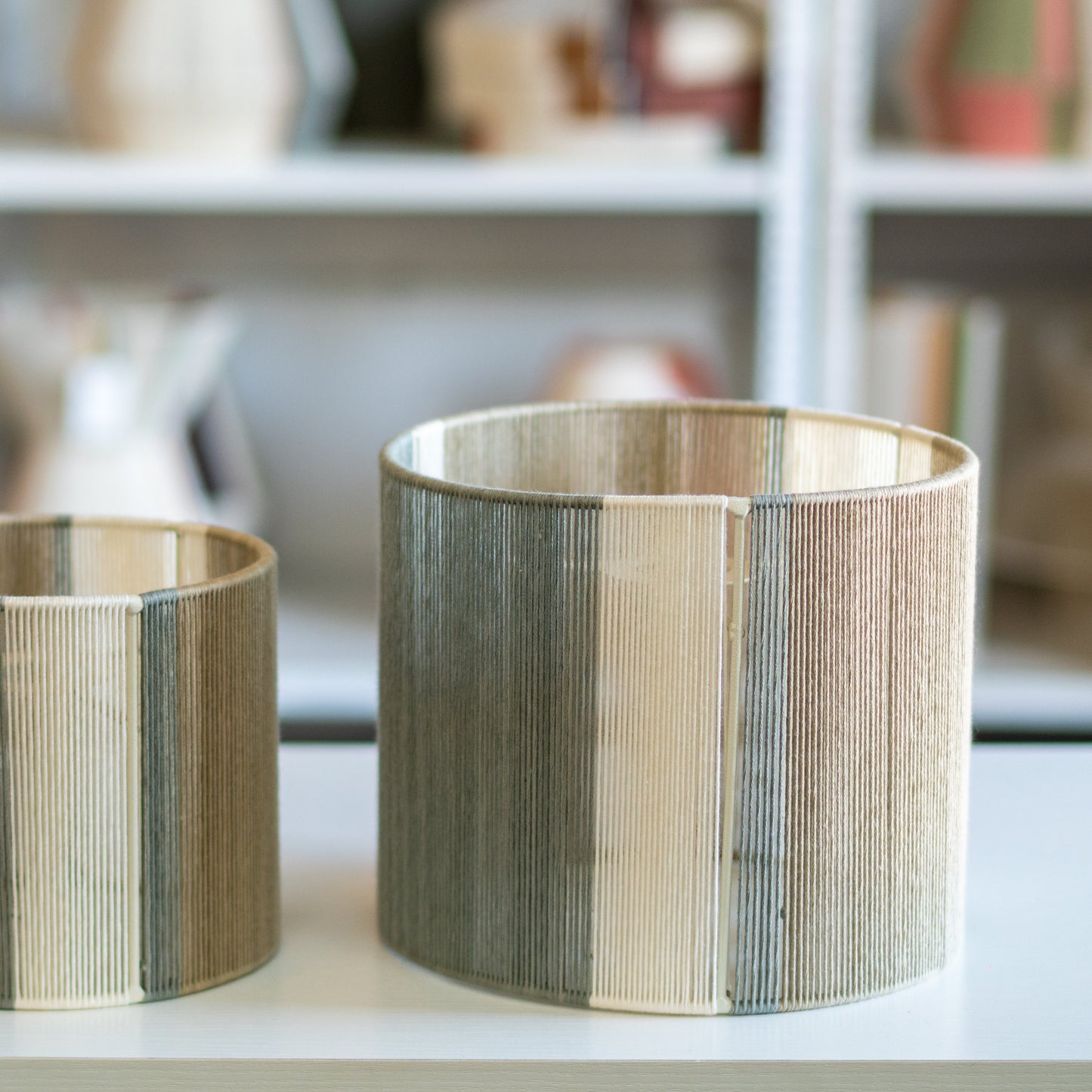 Hanging Cylinder - Greige