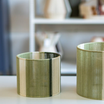 Hanging Cylinder - Greens
