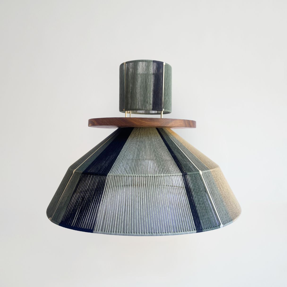 Hanging Africana Veldt Pendant (3) - Dark Greige