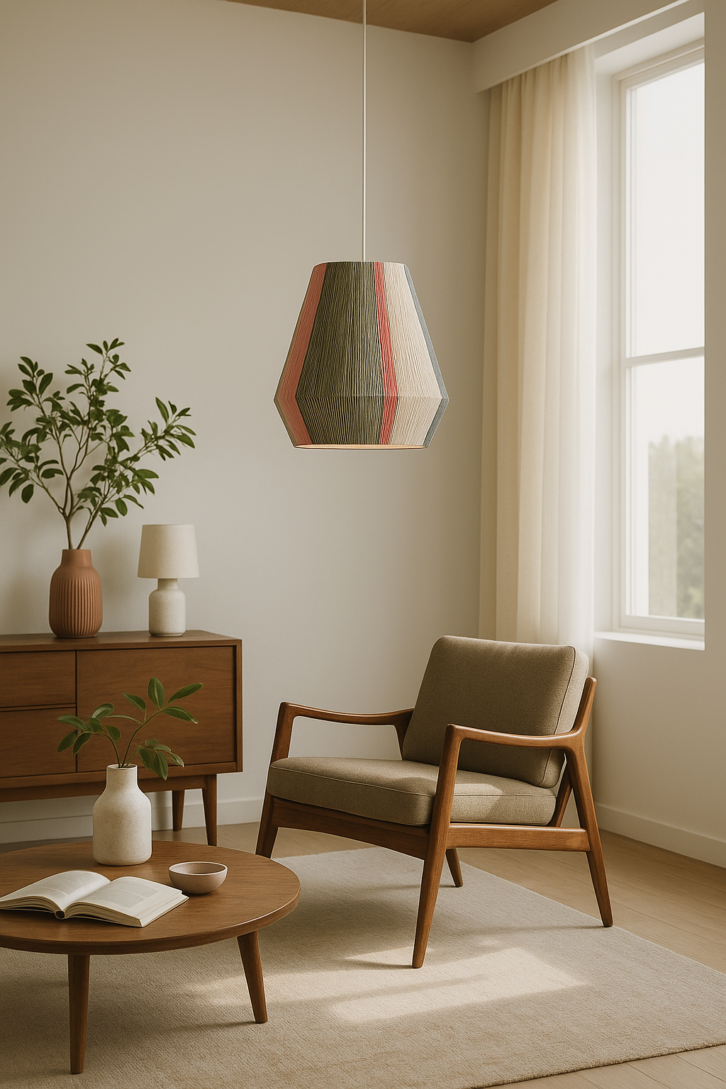 Hanging Bell Pendant - Tropical