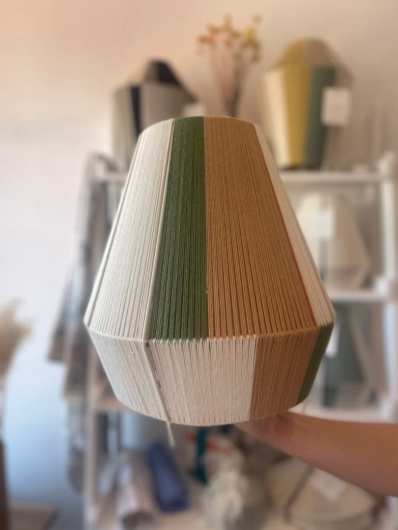 Table Lamp - Green and Brown SAMPLE