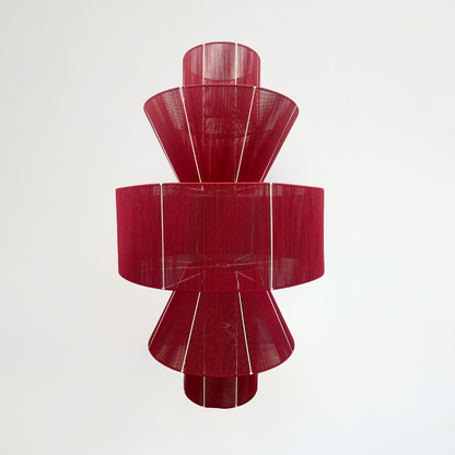 Hanging Tower Pendant - Brick Red